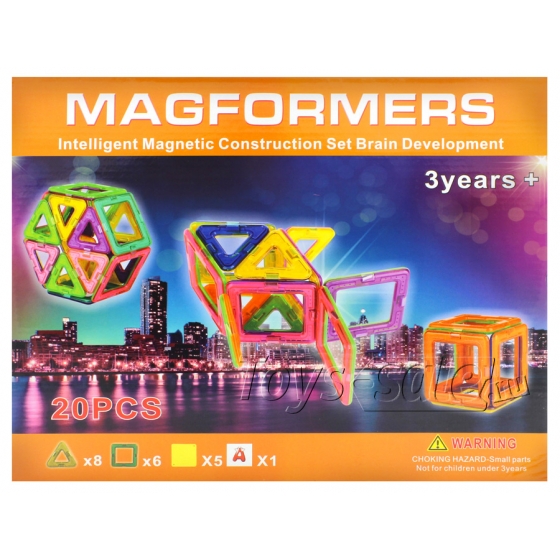 Магнитный конструктор MAGFORMERS 20 деталей