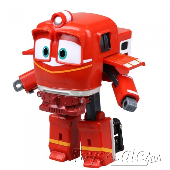 Набор трансформеров Роботы Поезда (Robot Trains) 4 шт