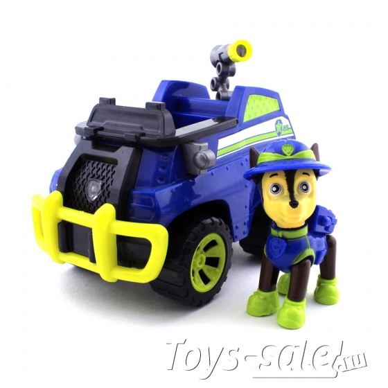 Набор игрушек Щенячий патруль - 7 героев с большими машинками