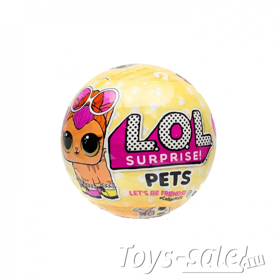 Кукла-сюрприз LOL в шарике серия Pets (питомцы)